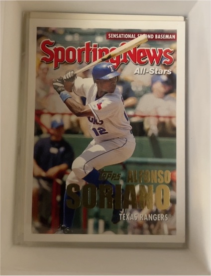 2005 Topps #357 Alfonso Soriano — front