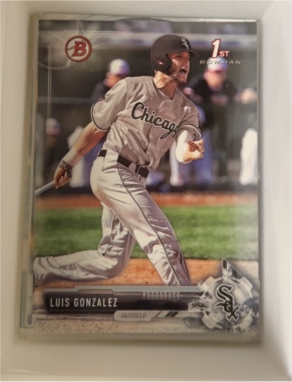 2017 Bowman Draft #BD-86 Luis Gonzalez — front