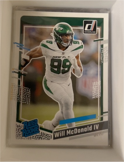 2023 Panini Donruss #380 Will McDonald IV Rated Rookie — front