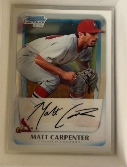 2011 Bowman Chrome Prospects #BCP66 Matt Carpenter — front