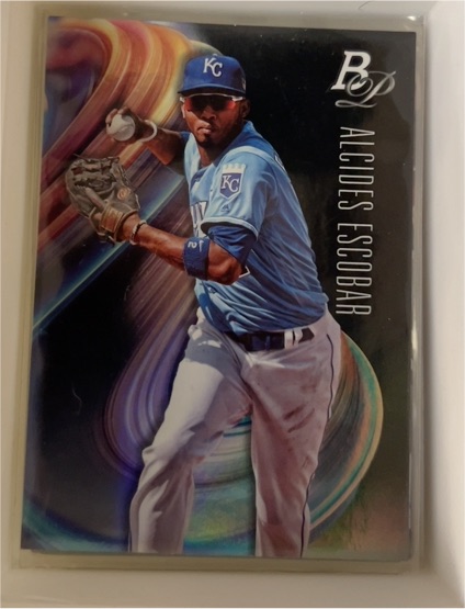 2018 Bowman Platinum #47 Alcides Escobar — front
