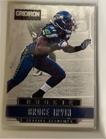 2012 Panini Gridiron #210 Bruce Irvin — front
