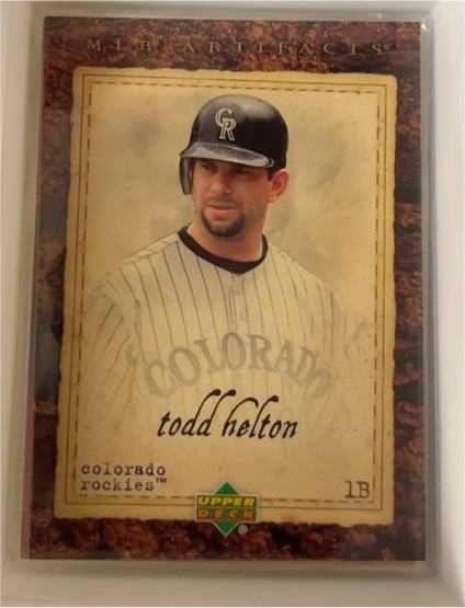 2007 Upper Deck Artifacts #42 Todd Helton — front