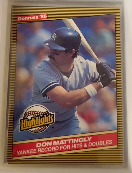 1986 Donruss Highlights #53 Don Mattingly — front