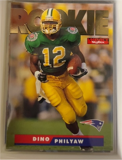 1995 SkyBox Impact #184 Dino Philyaw — front