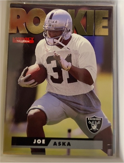 1995 SkyBox Impact #188 Joe Aska Rookie — front