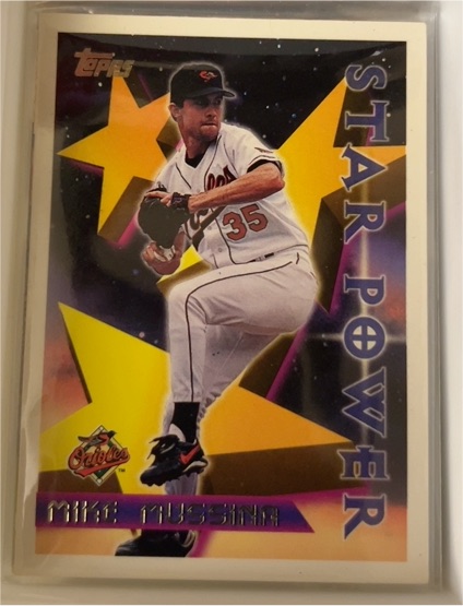1996 Topps #228 Mike Mussina Star Power — front