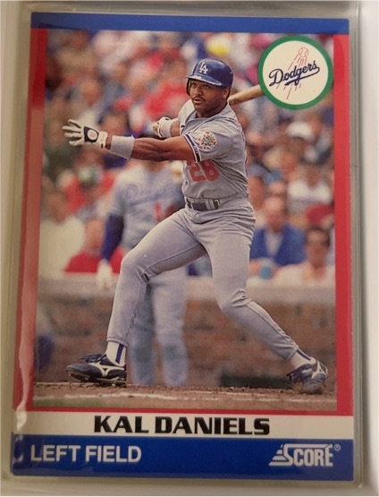 1991 Score #53 Kal Daniels — front