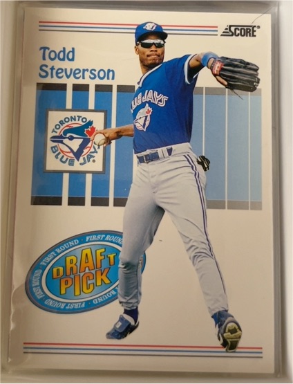 1993 Score #496 Todd Steverson — front