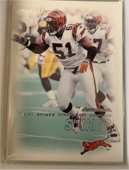 2000 SkyBox Dominion #177 Takeo Spikes — front