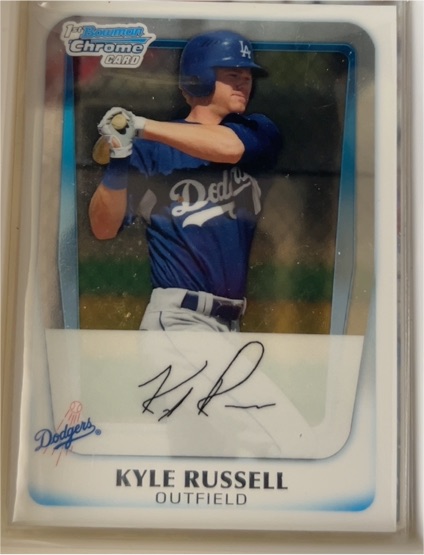 2011 Bowman Chrome Prospects #BCP105 Kyle Russell — front