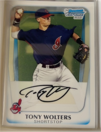 2011 Bowman Chrome Prospects #BCP98 Tony Wolters — front