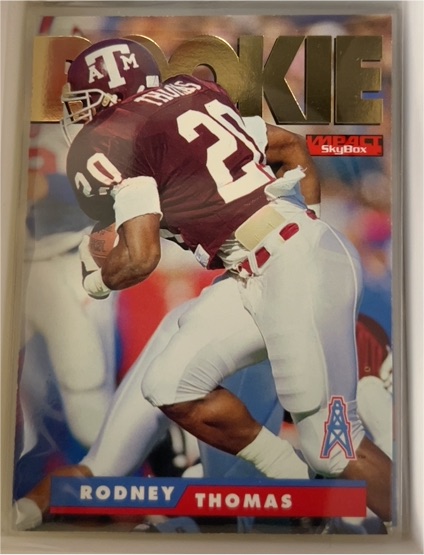 1995 SkyBox Impact #198 Rodney Thomas — front