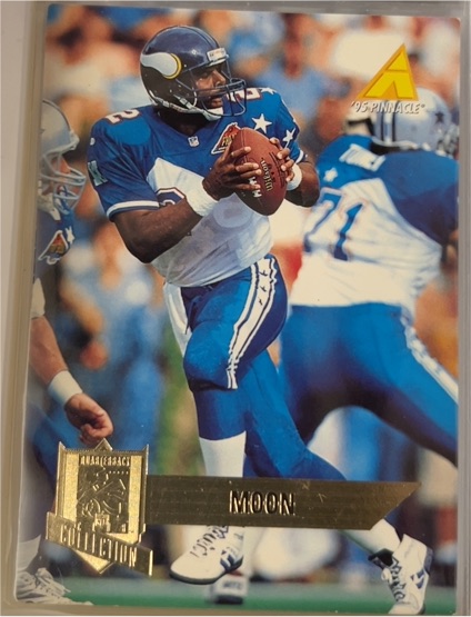 1995 Pinnacle Club Collection Warren Moon — front