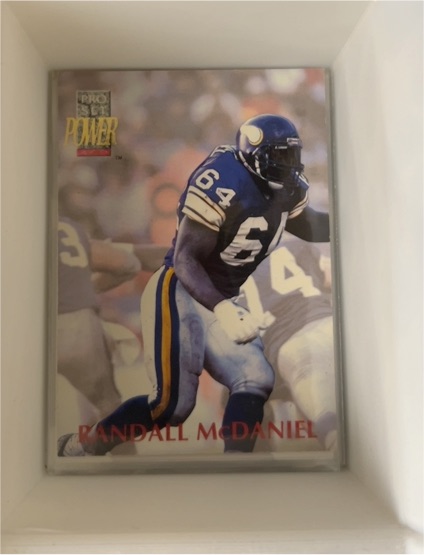 1992 Pro Set Power #64 Randall McDaniel — front