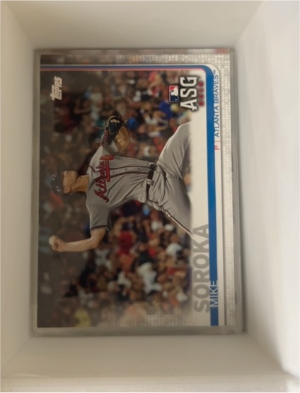 2019 Topps Update #US20 Mike Soroka — front