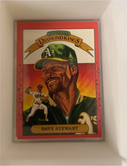 1990 Donruss Diamond Kings #6 Dave Stewart — front
