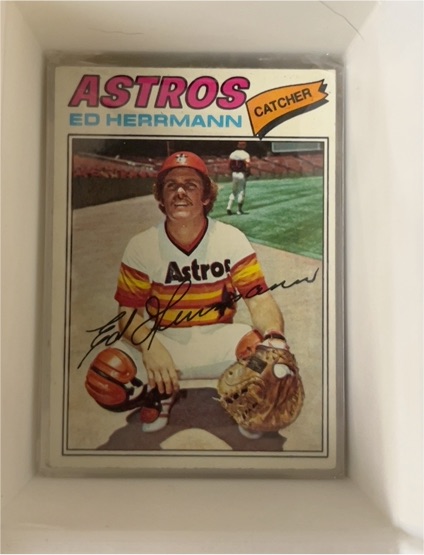 1977 Topps #143 Ed Herrmann Houston Astros — front