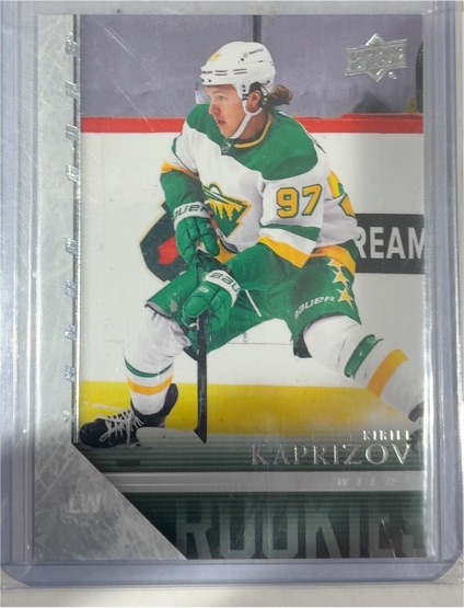 2020-21 Upper Deck Extended Series 2005-06 Tribute Young Guns #T-87 Kirill Kaprizov — front