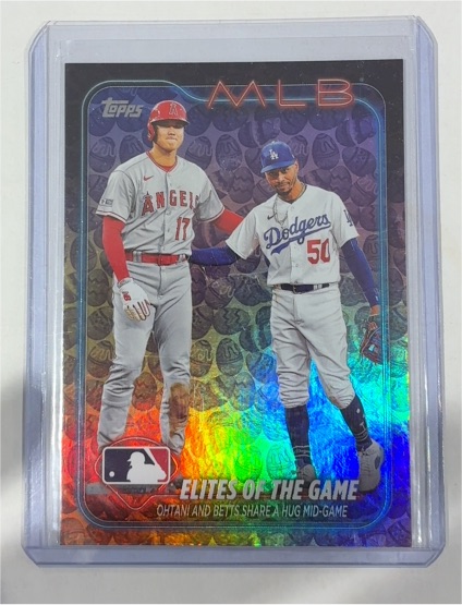 2024 Topps Series 1 #138 Elites of the Game Shohei Ohtani & Mookie Betts — front