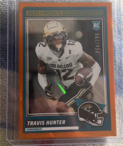 2025 Panini Score #254 Travis Hunter — front