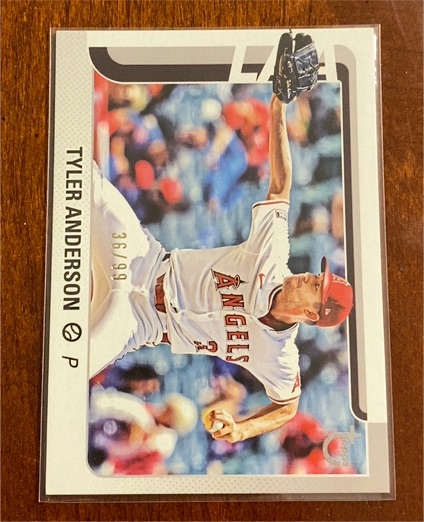 2025 Topps Series 2 #606 Tyler Anderson — front