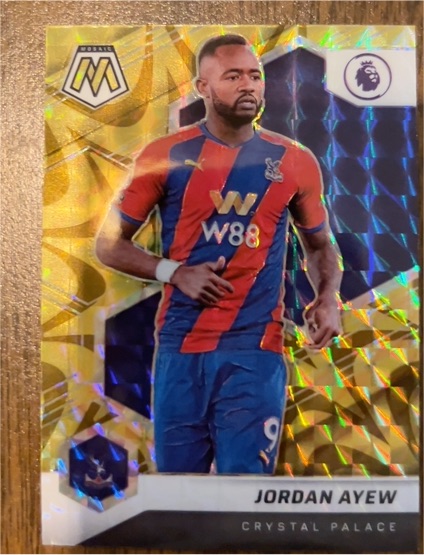 2021-22 Panini Mosaic Premier League #134 Jordan Ayew — front