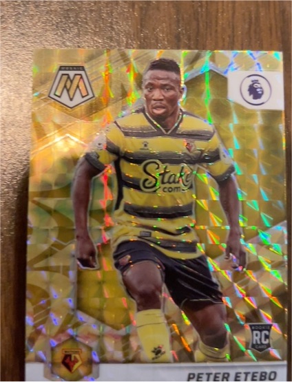 2021-22 Panini Mosaic Premier League #49 Peter Etebo — front