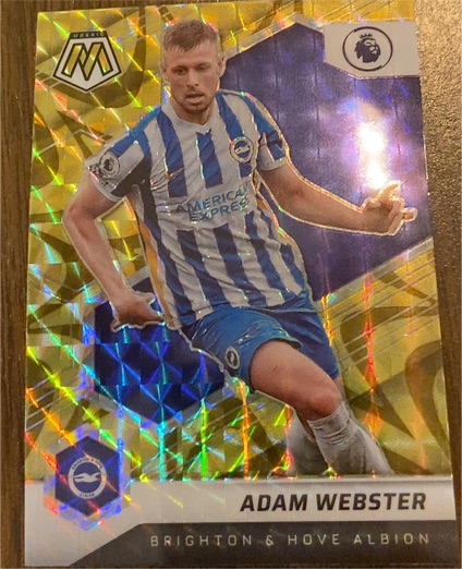 2021-22 Panini Mosaic Premier League #111 Adam Webster — front