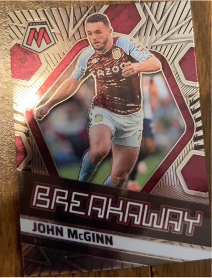 2021-22 Panini Mosaic Premier League Breakaway #23 John McGinn — front