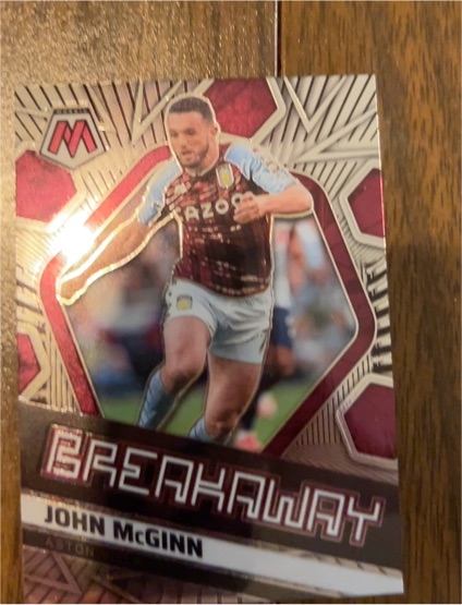 2021-22 Panini Mosaic Premier League #23 John McGinn Breakaway — front