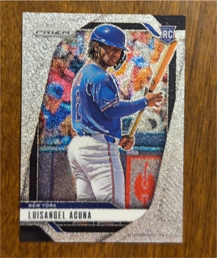 2025 Panini Prizm Rookie Card Luisangel Acuna — front