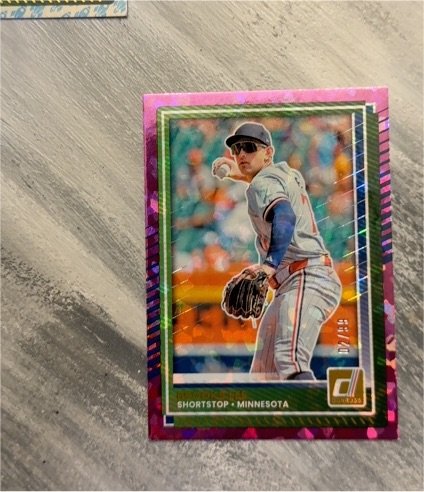 2025 Donruss #73 Brooks Lee Red and Blue Foil Parallel — front