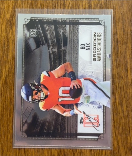 2024 Topps Signature Class Gridiron Ambassadors #GA-4 Bo Nix — front