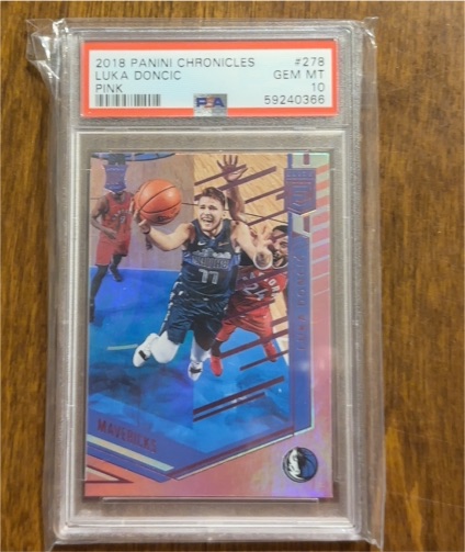 2018 Panini Chronicles #278 Luka Doncic Pink — front