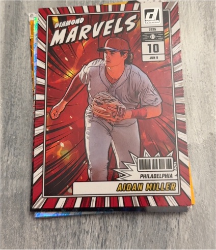 2025 Donruss Diamond Marvels #19 Aidan Miller — front