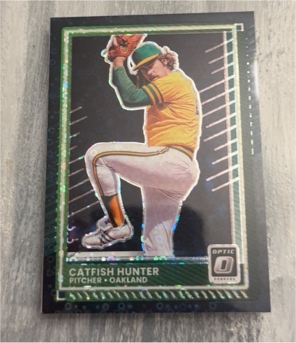 2025 Panini Donruss Optic #12 Catfish Hunter Oakland Athletics — front