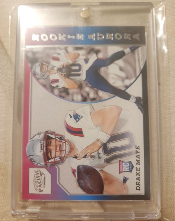 2024 Panini Encore Pacific Rookie Aurora #1 Drake Maye — front