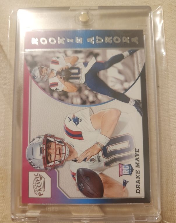 2024 Panini Encore Pacific Rookie Aurora #RC Drake Maye — front
