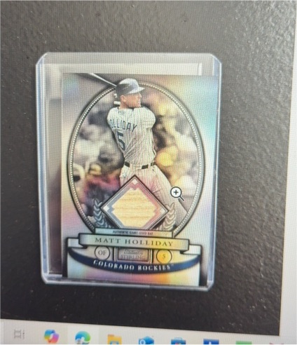 2008 Bowman Sterling #BS-MH Matt Holliday — front