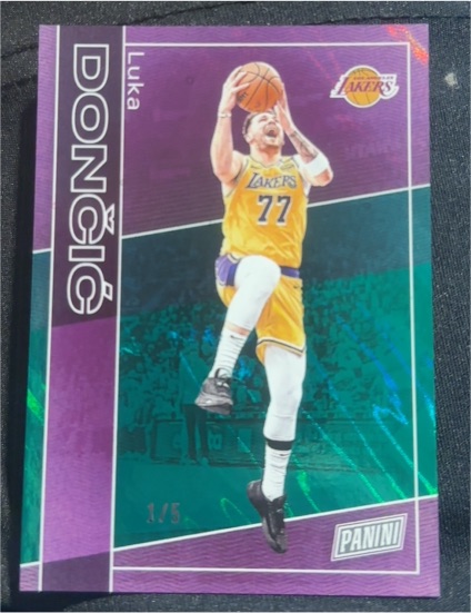 2025 Panini National Silver Pack #10 Luka Dončić — front