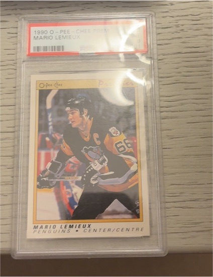 1990-91 O-Pee-Chee Premier #63 Mario Lemieux — front