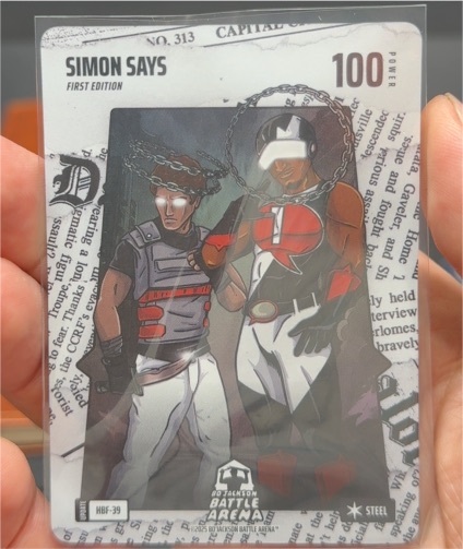 2025 Bo Jackson Battle Arena Update #HBF-39 Simon Says — front