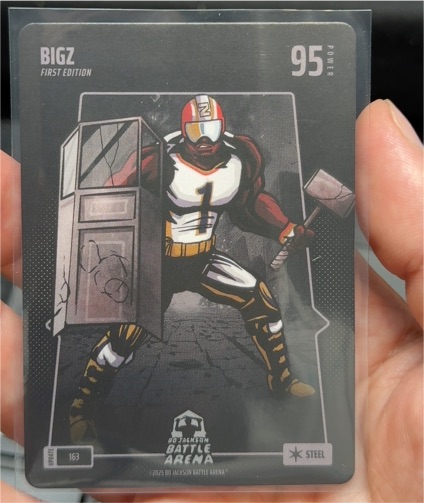 2025 Bo Jackson Battle Arena #163 Big Z — front