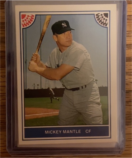 1987 TCMA Baseballs Greatest Teams 1961 Mickey Mantle — front