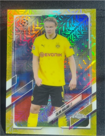 2020-21 Topps Chrome UEFA Japan Edition #49 Erling Haaland — front