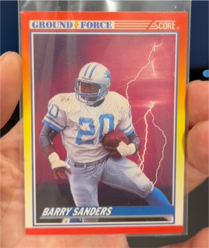 1990 Score Ground Force #325 Barry Sanders — front