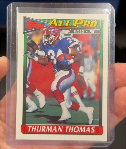1991 Topps All Pro #52 Thurman Thomas — front