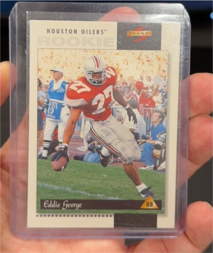 1996 Score #231 Eddie George — front