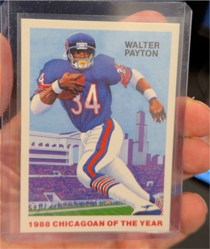 1988 Chicagoan of the Year Walter Payton — front